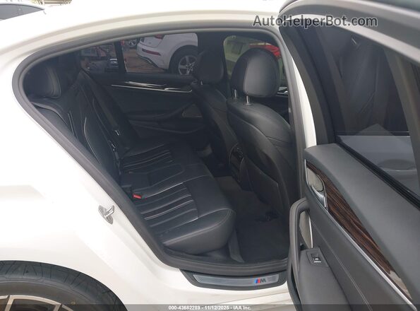 WBA53BJ00MCF56384 2021 BMW 5 SERIES White VIN sticker view