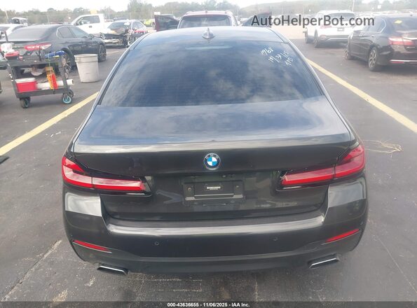 WBA53BJ01MCF51968 2021 BMW 5 SERIES Gray 