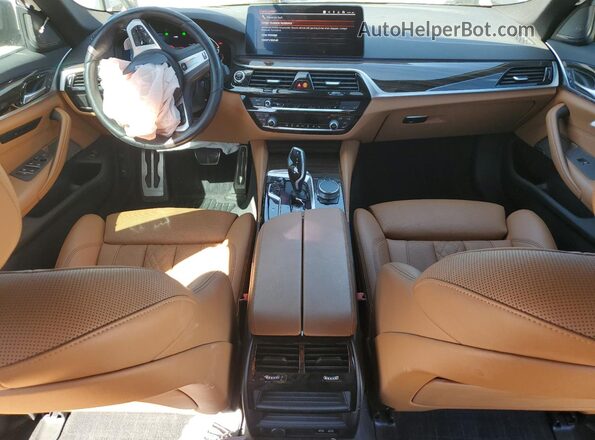 WBA53BJ01NWX51083 2022 BMW 5 SERIES Blue წინა პანელის ხედი