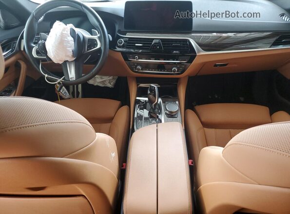 WBA53BJ03PWY21055 2023 BMW 5 SERIES Gray Dashboard view