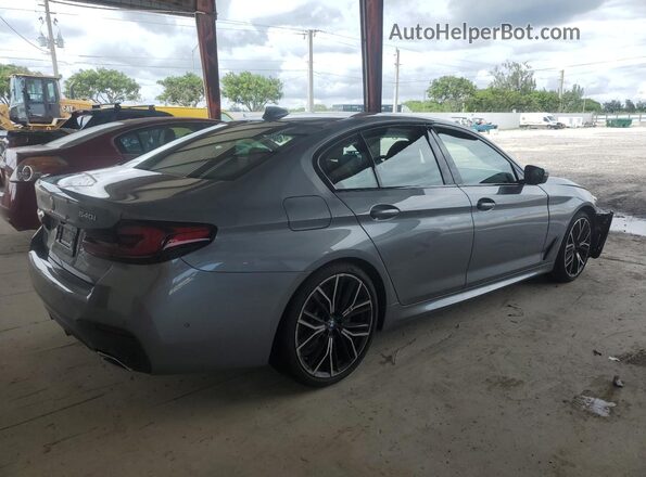 WBA53BJ03PWY21055 2023 BMW 5 SERIES Gray Rear right