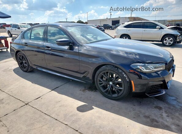 WBA53BJ06MWW91722 2021 BMW 5 SERIES Black Front right