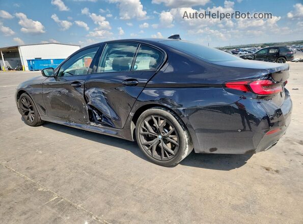 WBA53BJ06MWW91722 2021 BMW 5 SERIES Black Rear left