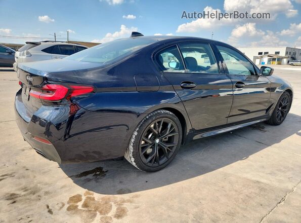 WBA53BJ06MWW91722 2021 BMW 5 SERIES Black Rear right