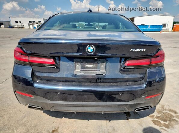 WBA53BJ06MWW91722 2021 BMW 5 SERIES Black Rear view