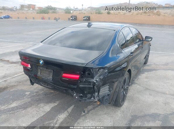 WBA53BJ06NWX43934 2022 BMW 5 SERIES Black Задня права чверть