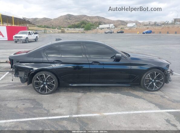 WBA53BJ06NWX43934 2022 BMW 5 SERIES Black Панорамний вид салону 360°