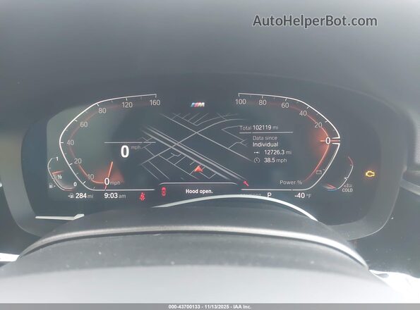 WBA53BJ06NWX43934 2022 BMW 5 SERIES Black Вид задніх сидінь