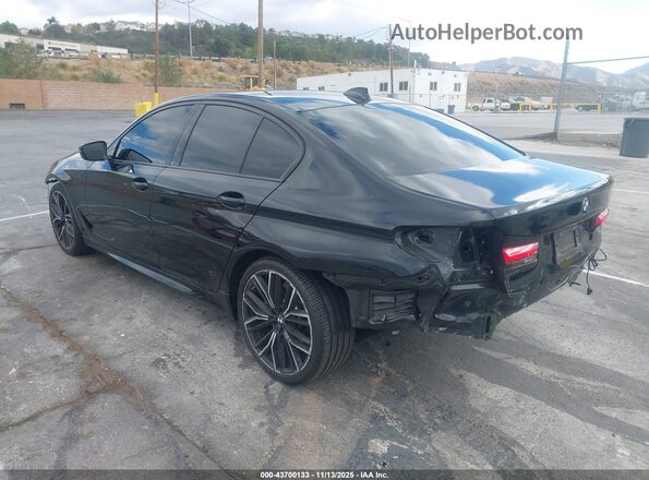 WBA53BJ06NWX43934 2022 BMW 5 SERIES Black Задня ліва чверть