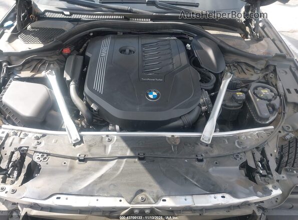 WBA53BJ06NWX43934 2022 BMW 5 SERIES Black Вид ззаду