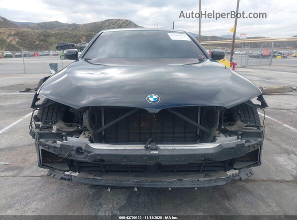 WBA53BJ06NWX43934 2022 BMW 5 SERIES Black Вид задньої частини салону