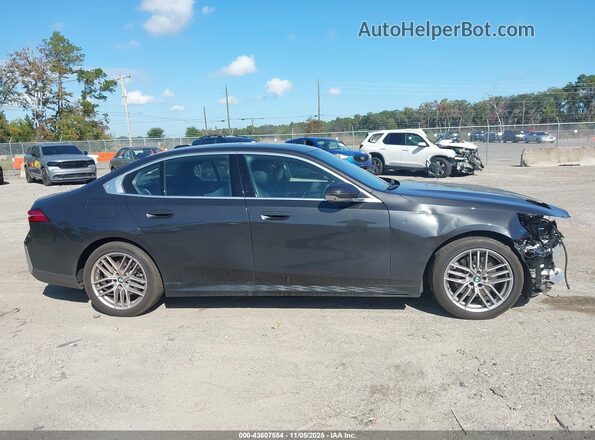 WBA53FJ0XSCT87802 2025 BMW 5 SERIES Black Widok wnętrza 360 stopni