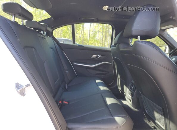WBA5R7C06LFH62797 2020 BMW 3 SERIES White Rear seats view