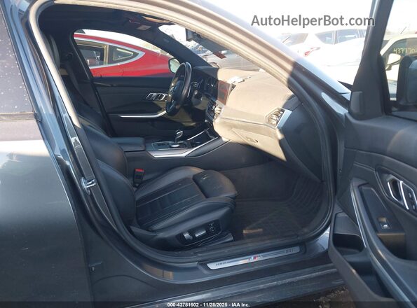 WBA5R7C09LFH46853 2020 BMW 3 SERIES Gray Widok wnętrza z przodu