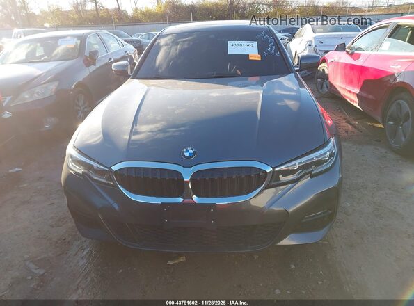 WBA5R7C09LFH46853 2020 BMW 3 SERIES Gray Widok wnętrza z tyłu