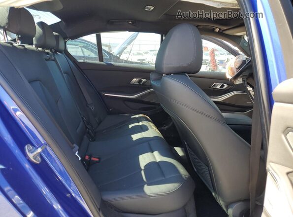 WBA5U7C03LAF54372 2020 BMW M3 Blue Հետևի նստատեղերի տեսք