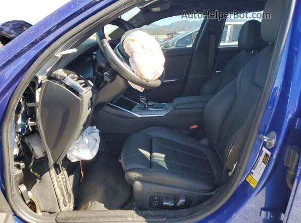 WBA5U7C03LAF54372 2020 BMW M3 Blue Սալոնի դիմացի տեսք