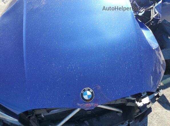 WBA5U7C03LAF54372 2020 BMW M3 Blue Սալոնի հետևի տեսք