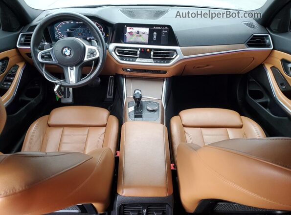 WBA5U7C04LA232353 2020 BMW M3 Charcoal Вид панелі приладів