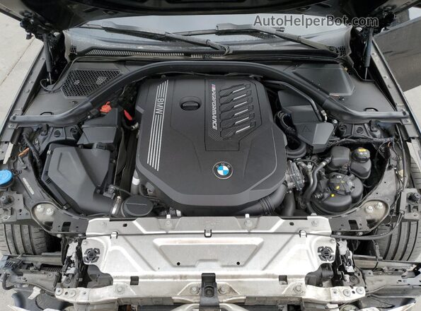 WBA5U7C04LA232353 2020 BMW M3 Charcoal Вид задньої частини салону