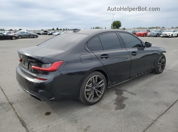 WBA5U7C04LA232353 2020 BMW M3 Charcoal Задня права чверть