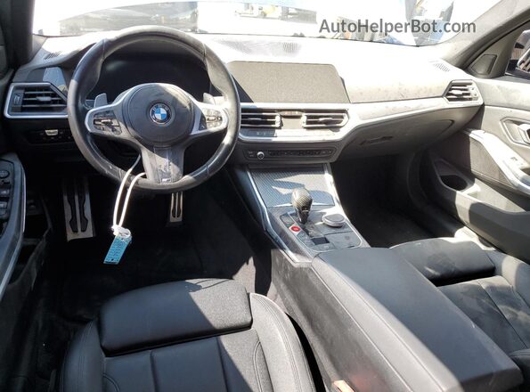 WBA5U7C04LA234751 2020 BMW M3 Синий Вид панели приборов
