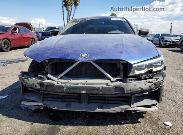 WBA5U7C04LA234751 2020 BMW M3 Синий Вид спереди