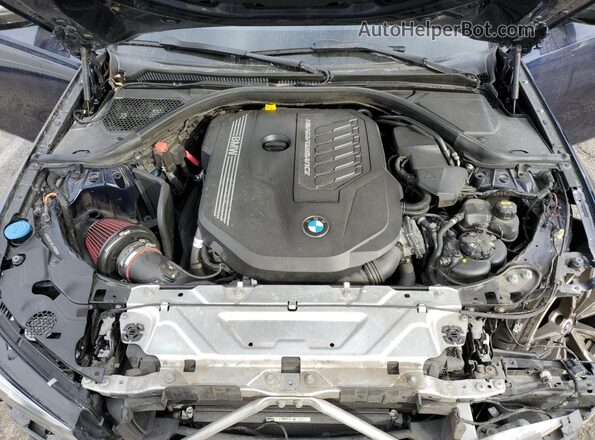 WBA5U7C06LAF53989 2020 BMW M3 Blue Rear interior view
