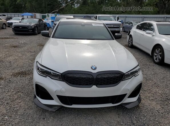 WBA5U7C0XMFL41484 2021 BMW M3 White Front view
