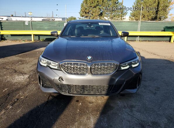 WBA5U9C04LFH16234 2020 BMW M3 Gray Widok z przodu