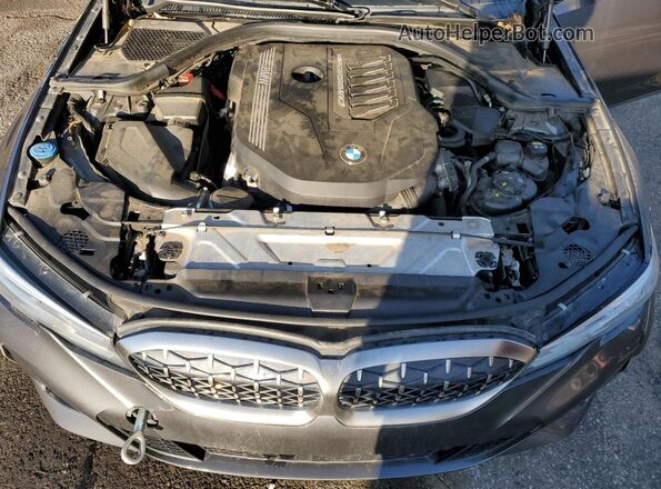 WBA5U9C04LFH16234 2020 BMW M3 Gray Widok wnętrza z tyłu