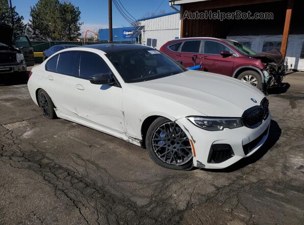 WBA5U9C05LFH68505 2020 BMW M3 White წინა მარჯვენა