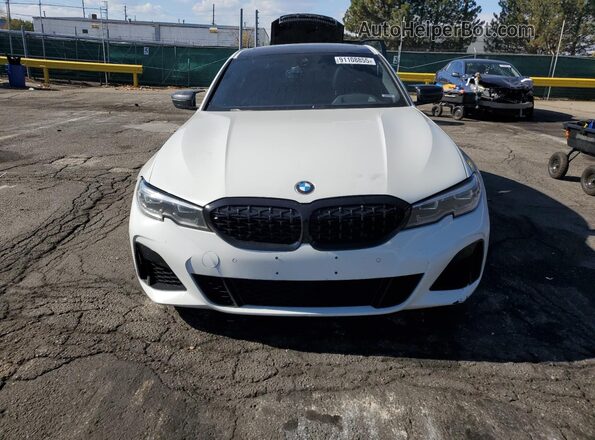 WBA5U9C05LFH68505 2020 BMW M3 White წინა ხედი