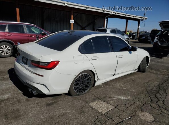 WBA5U9C05LFH68505 2020 BMW M3 White უკანა მარჯვენა