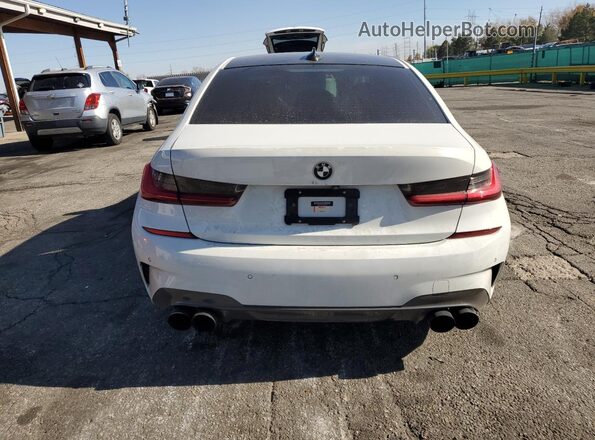 WBA5U9C05LFH68505 2020 BMW M3 White უკანა ხედი