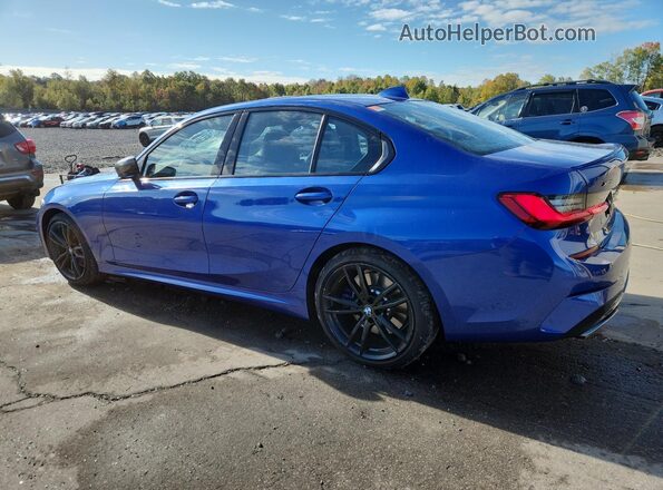 WBA5U9C05LFH97938 2020 BMW M3 Blue Задня ліва чверть