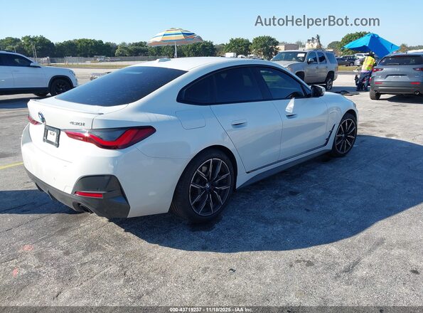WBA63AV07NFM36846 2022 BMW 4 SERIES White Rear right