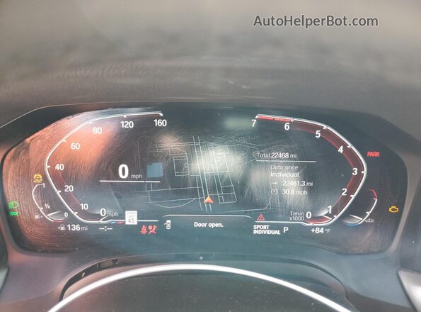 WBA63AV07PFP52444 2023 BMW 4 SERIES Black ხელსაწყოთა პანელის ხედი