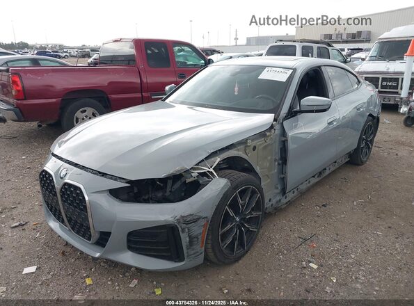 WBA63AV09NFM10409 2022 BMW 4 SERIES Gray Front left