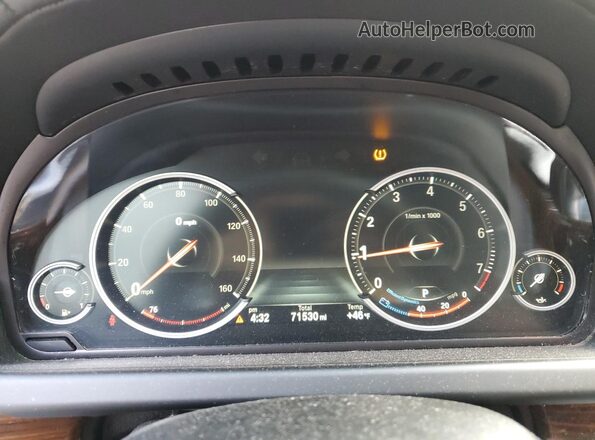WBA6D2C54GGT65524 2016 BMW 6 SERIES Black Vista del cuadro de instrumentos