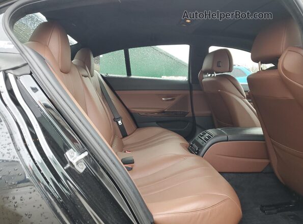 WBA6D2C54GGT65524 2016 BMW 6 SERIES Black Vista de los asientos traseros