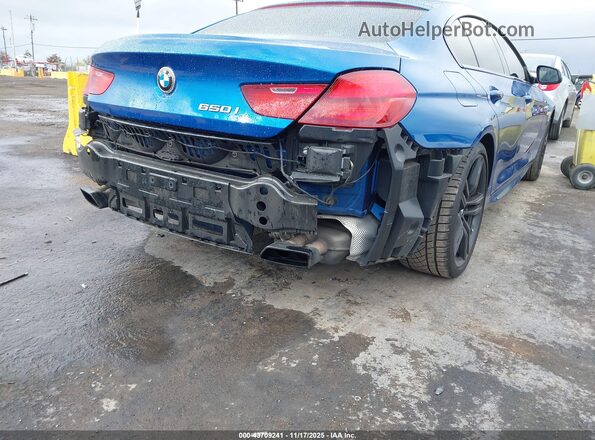 WBA6D4C52JD985972 2018 BMW 6 SERIES Blue Front view