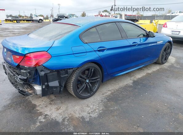 WBA6D4C52JD985972 2018 BMW 6 SERIES Blue Rear right