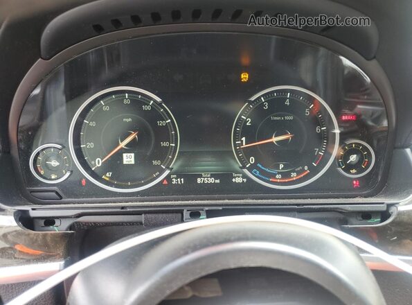WBA6D4C54GD977560 2016 BMW 6 SERIES Черный Вид щитка приборов