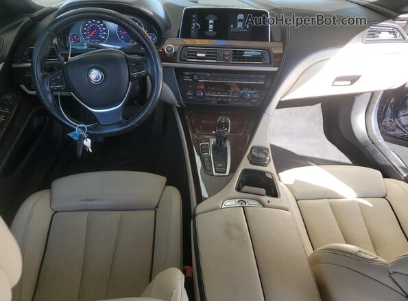 WBA6D6C54HG745472 2017 BMW ALPINA Синий Вид панели приборов