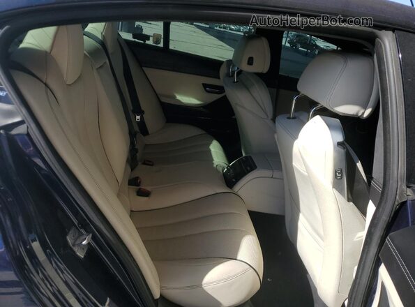 WBA6D6C54HG745472 2017 BMW ALPINA Синий Вид задних сидений