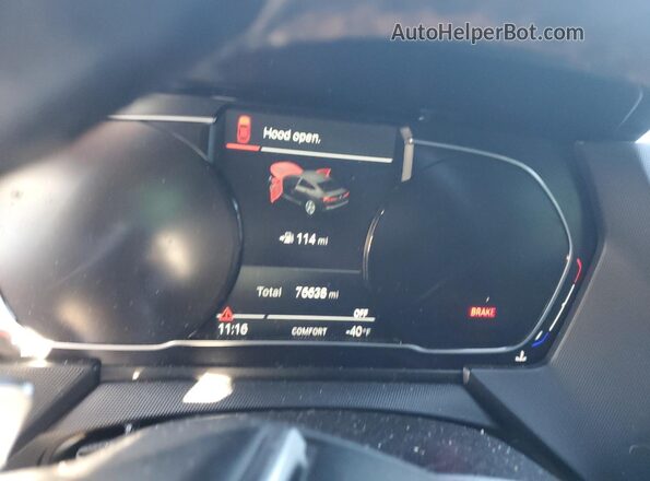 WBA73AK02L7G04752 2020 BMW 2 SERIES Красный Вид щитка приборов