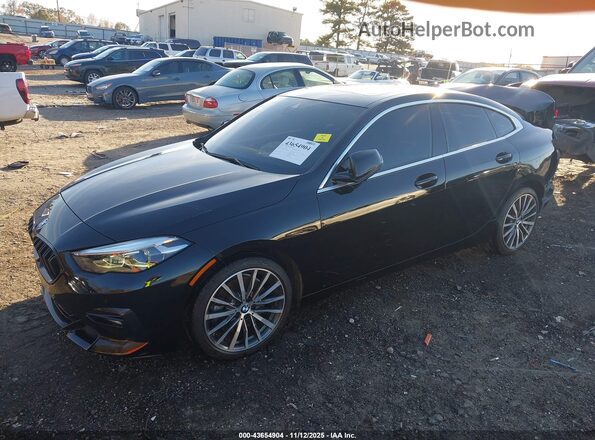WBA73AK04M7G34482 2021 BMW 2 SERIES Black წინა მარცხენა ხედი სამი მეოთხედიდან