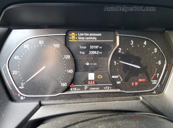 WBA73AK09L7F79123 2020 BMW 2 SERIES Gray Սարքավորումների վահանակի տեսք