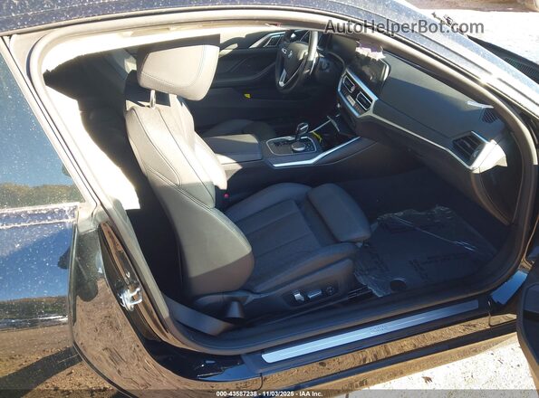 WBA73AP01MCF41385 2021 BMW 4 SERIES Black Front interior view